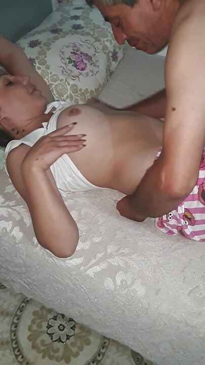 Turkish couple having sex in the 69 position.