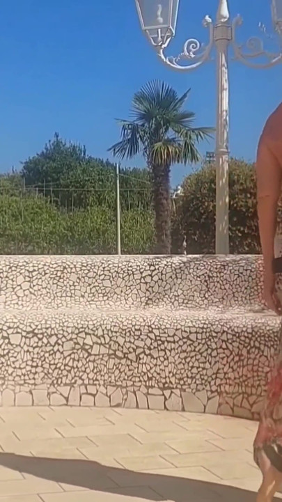 Mature Blonde Wife Dancing and Having Sex Outdoors