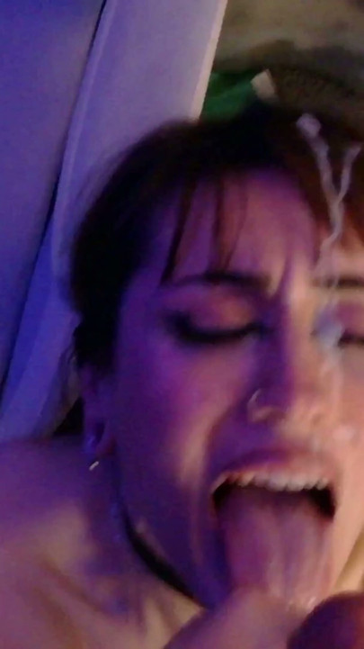 Gamer Step-Sis Happily Takes Massive Facial on Stream | Clip 2