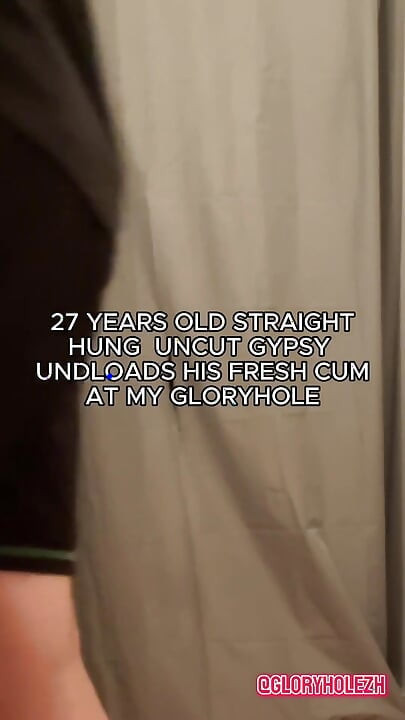 27 Years Old Uncut Hung Gypsy Cock First Gay Blowjob