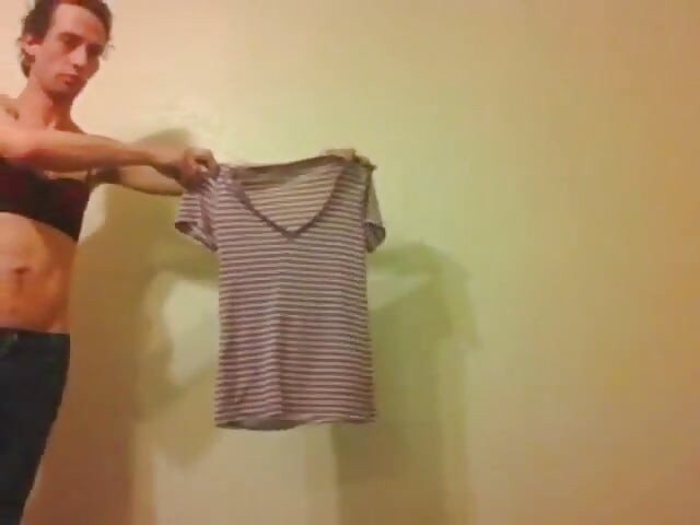 Transgirl Trying Clothes I No Longer Own (no Audio/no Sound)