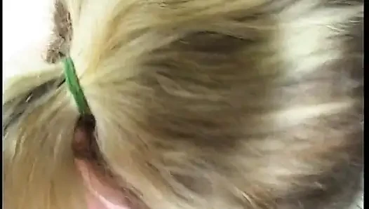 Picked up blondie gets fucked and facialized