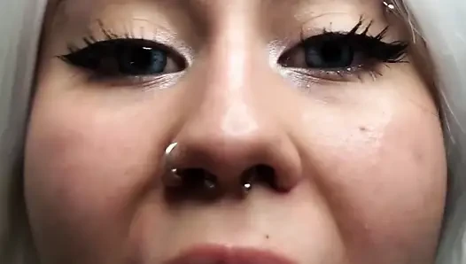 18yo Slut Loves to Plug on a Fat Cock