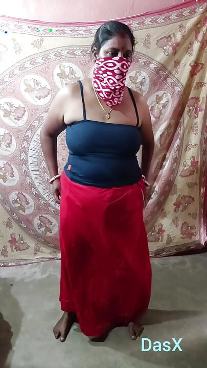 Πράσινο Saree Dropping Solo SFW