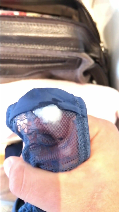 Wife sent a video and asked to cum on her panties | Clip 1