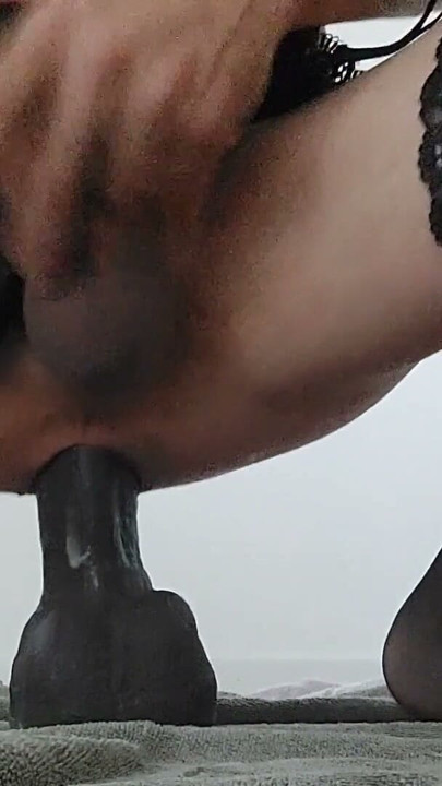 Little slut gets huge dildos in the ass | Clip 3