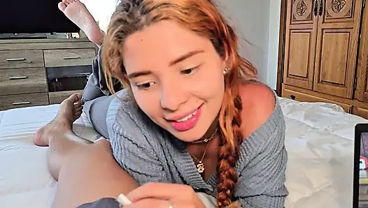 His Stepfather Keeps a Secret From His Stepdaughter in Exchange for an Intense Fuck. Amateur!!