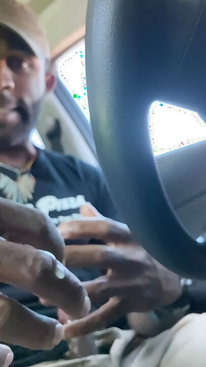 Adam Jaxx Shoots Thick Cum from Black Cock Outside at 2AM
