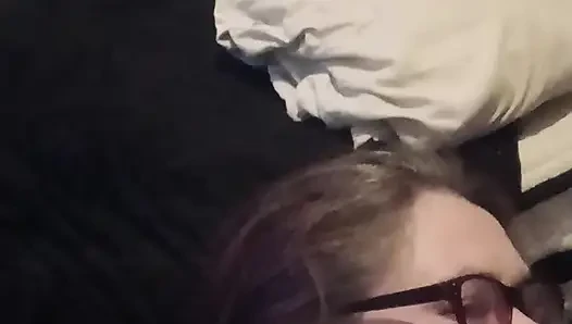 Cum all over my glasses