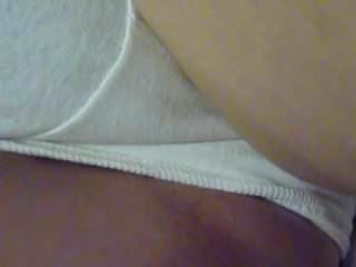 My Mature wife in white panties! Amateur homemade vid!