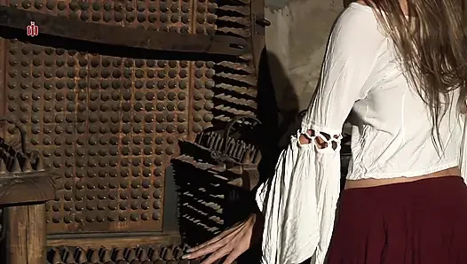 Rebecca - a Beautiful Blonde Slut Is Masturbating to Fantasies of Pain in Prison