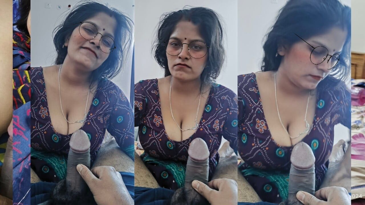 Cute indian girl sharing bed with is neighbour