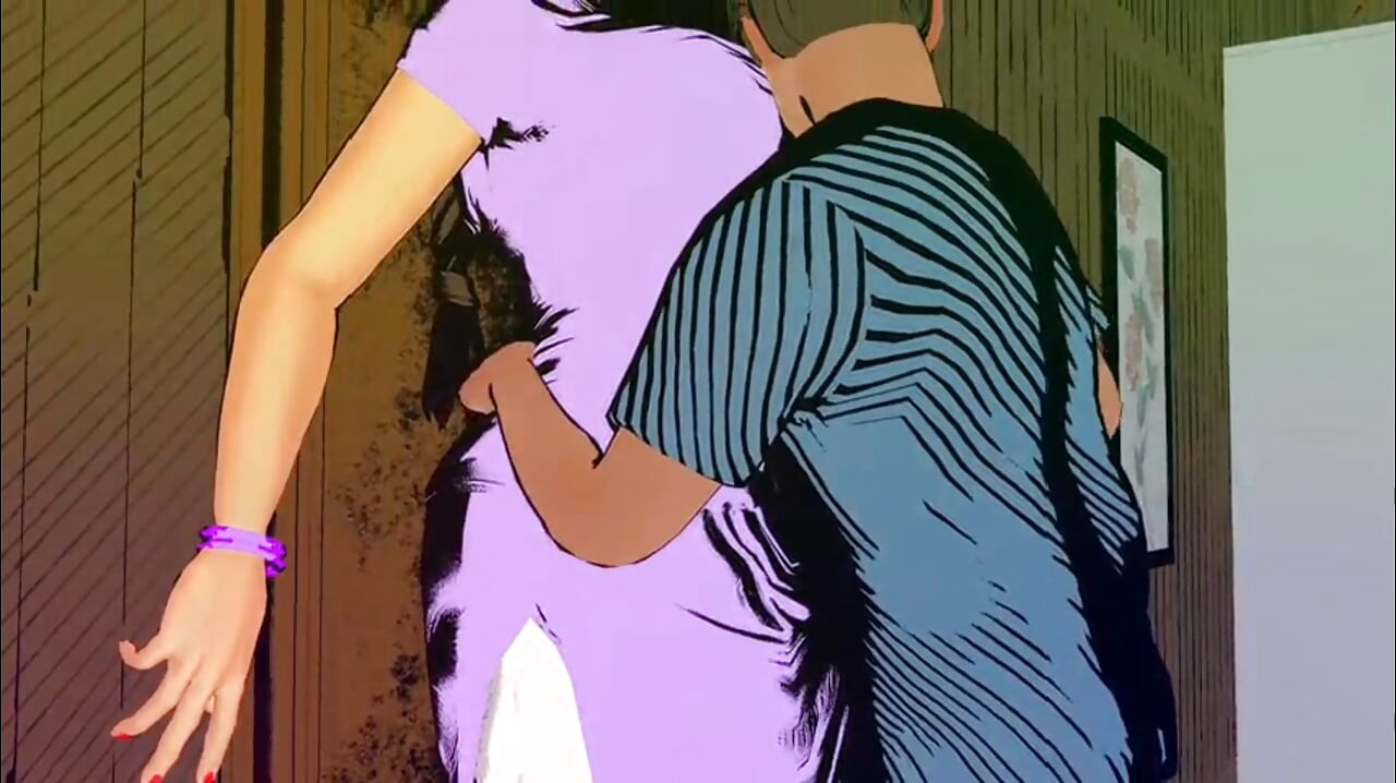 Üvey oğul seksi annesine yardım ediyor