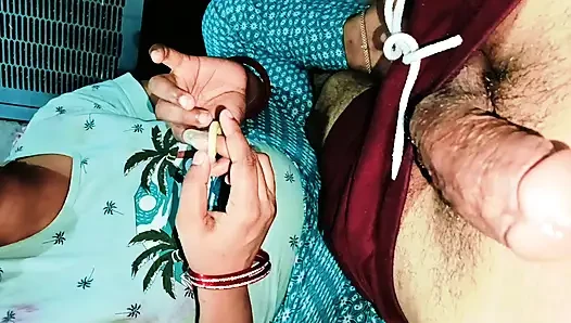 Invited the village bhabhi to my house and fucked my step sister blonde pussy all night, it was a lot of fun to fuck my bla