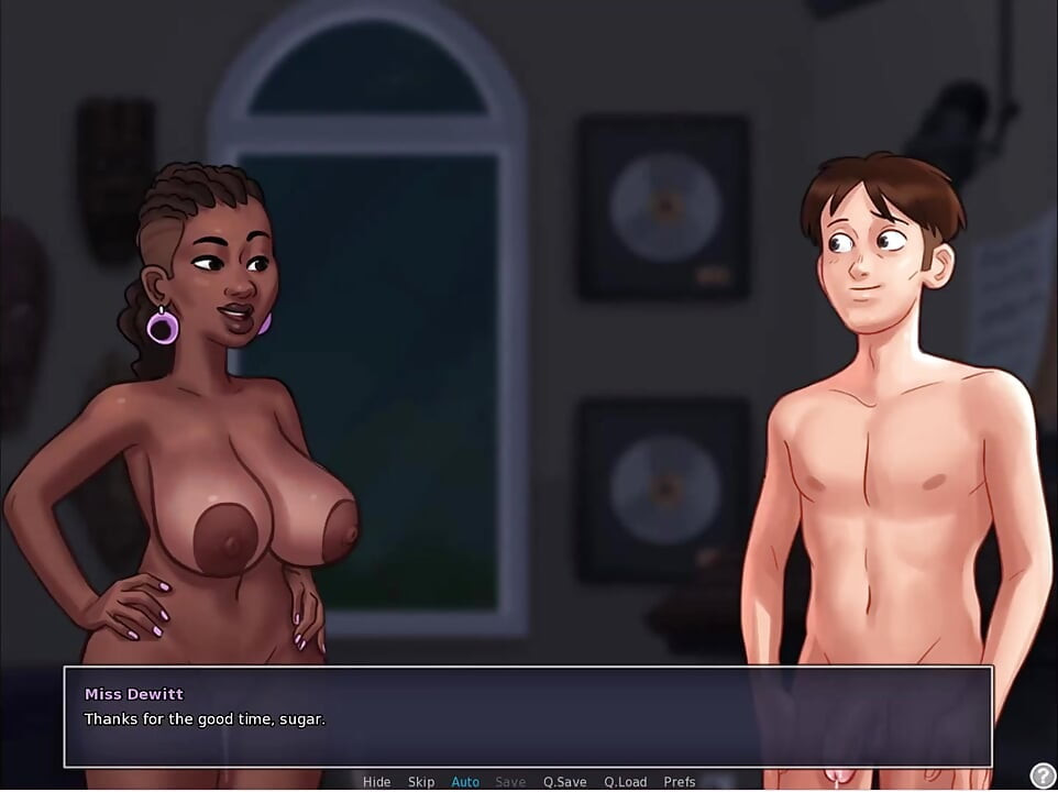 Summertime saga - miss dewitt sexszene