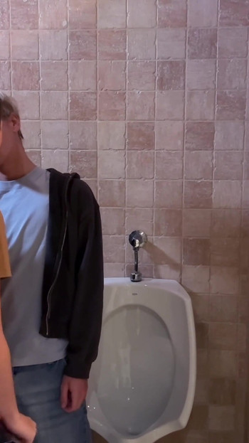 Agf014:: a Naughty Couple Sneaks off to Have Some Dirty Fun in a Public Restroom.
