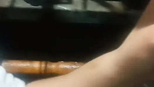 Dishwasher Sucking the Chef's Cock