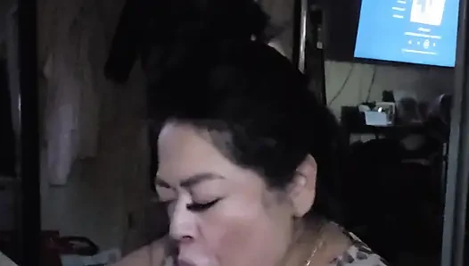 Neighbor sucks and fucks