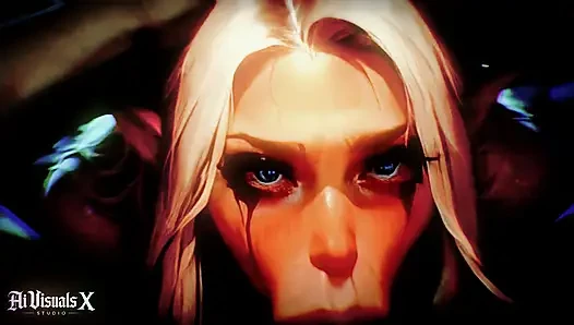 Kompilasi orc elf alien fantasi sepong kontol & ngentot toket - bokep animasi (ai generated)