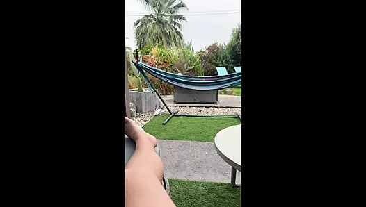 Morning Cum with Me on the Patio