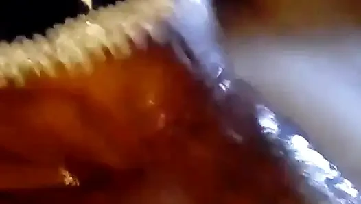 Дико-лизательница в маске!!