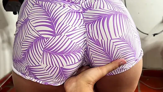 Petite 18-year-old gets fucked by her brother-in-law after doing yoga. pov- latina- big tits- big ass- valeryfox