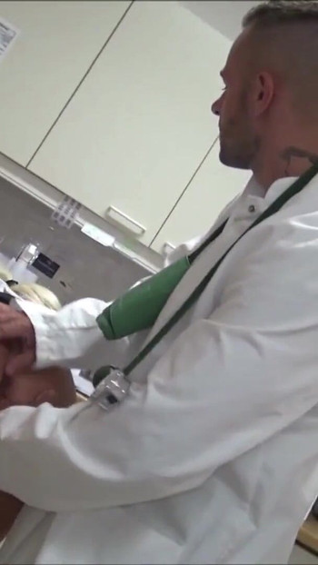 Emotional moment from "TWO GERMAN DOCTOR Fuck TEEN NURSE in Hospital and CREAMPIE"