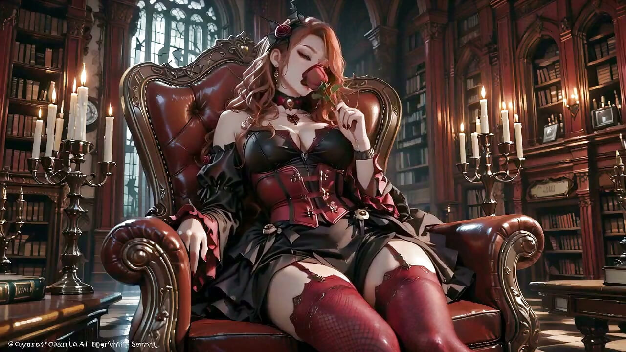 哥特女王遇见金发女神! 在豪华的卧室里享受一次流白浆的盛宴