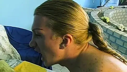 Fucked in Bed and in the Tub with Cumshot on Face