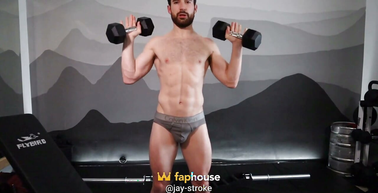 I Work Out Wearing a Pair of Underwear for a Special Fan