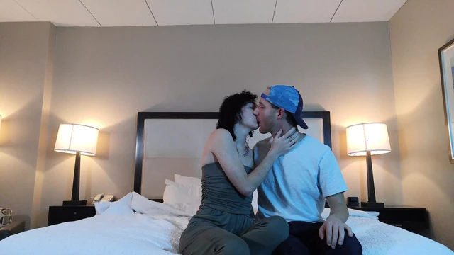 Guy Kissing Hot Woman