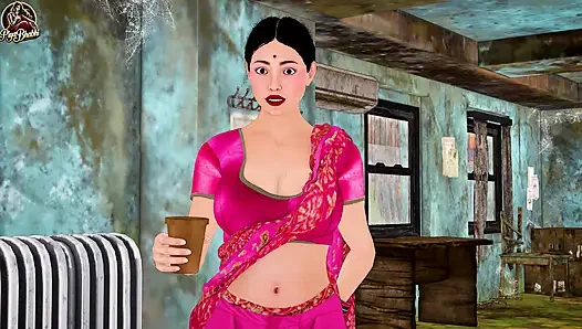 Teman desi sasur India menyetubuhi toket besar piya bhabhi dengan keras