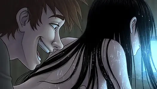 Beautiful Horror Girl Crawled Out of My TV