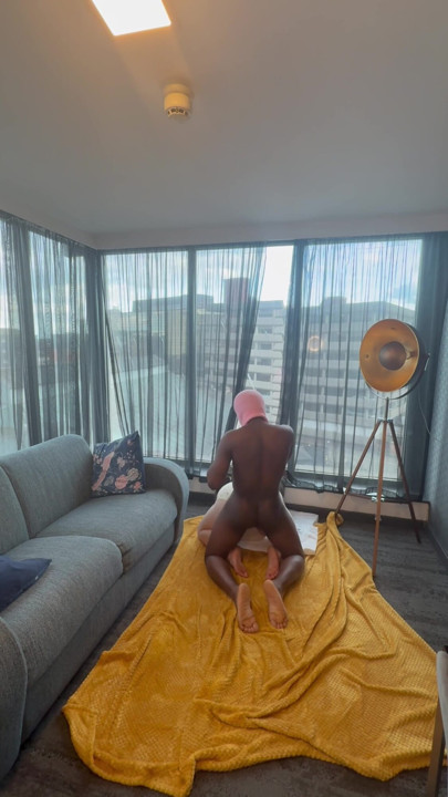 POV fucking my first BBC in a hotel room with window view | Clip 1