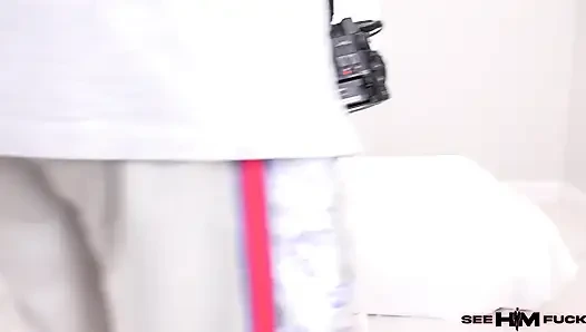 BTS Arnez Harding Jerking Off Before Fucking Camila Cortez