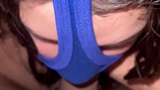 I love the look of her as I suck it off