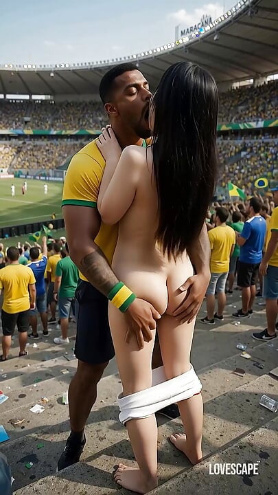 Japanese Baddie Gets The Brazilian Treatment (AI)