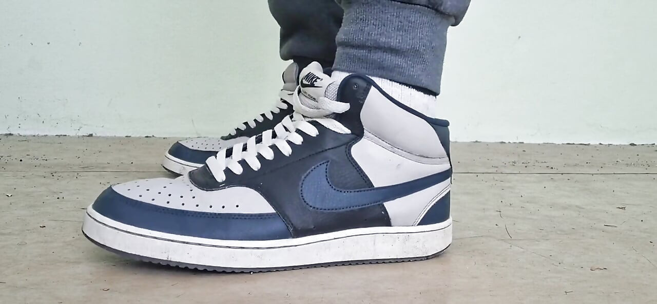 Nike Sneakers on My Feet