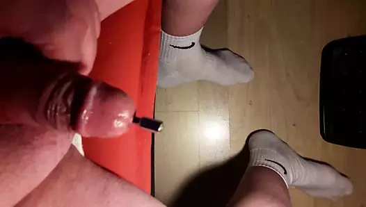 Penis fişini içeri itin ve masturbasyon yapın