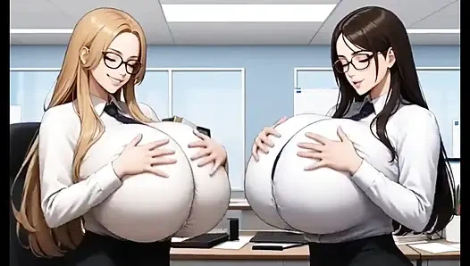 Lesbian kantor, ai animation
