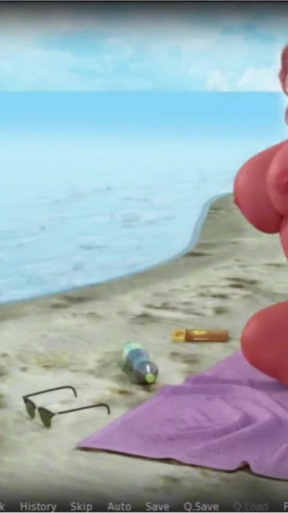 Fat Sluts On The Sun - Game Guy Fucks Milf On The Beach With Big Tits Girlfriend Swallows His Cum | Clip 1