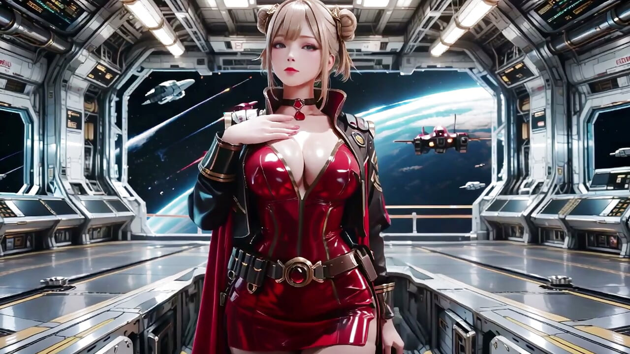 Starship Red Armor: De Blick vo de blonde Commander!