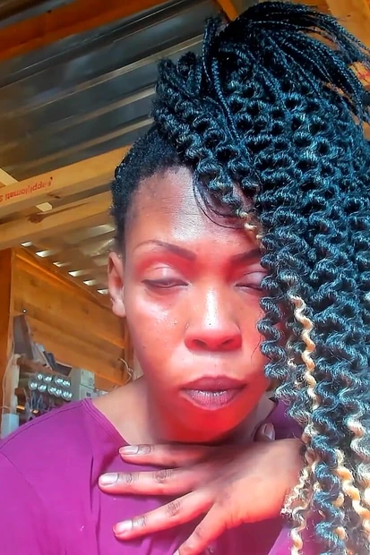 Ebony Big Ass in Panties Jiggling, Booty Shaking, Ass Clapping Real Close-up View... Part 2
