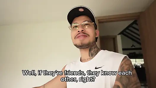 Üvey kız kardeşim ve onun iri arkadaşıyla dörtlü! - Papuchizz - Abella Olsen - Iris Rodriguez - Danner Mendez