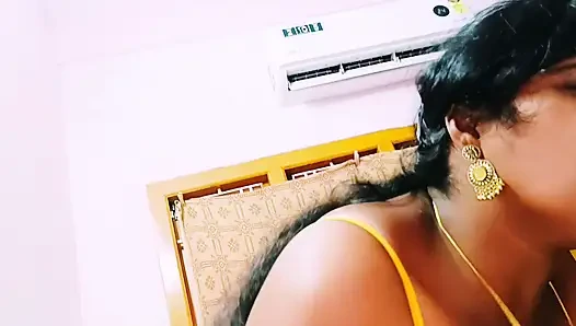 Güzel Telugu bhabi kayınpederle sikişiyor