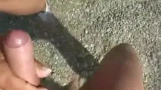Another Hand-Job On The Beach.