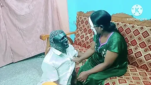 Unbefriedigte hausfrau verführt ihren schwiegervater und wird von ihm gefickt - tamilisches audio mit lautem stöhnen