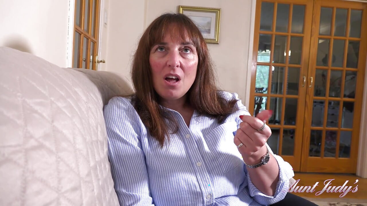 Auntjudys - Your Busty Landlady Ruby Cattrall Sucks Your Cock