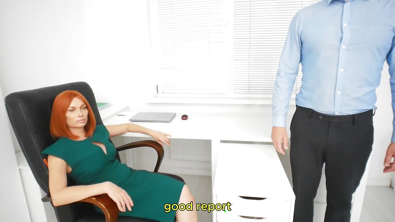 Redhead Lady Boss Disciplines Her Useless Employee Foot Tease, Riding & Prostate Punishment