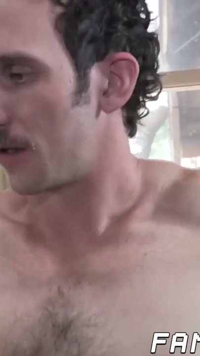 Twink stepson spitroasted and raw fucked by stepdad and bro | Clip 1